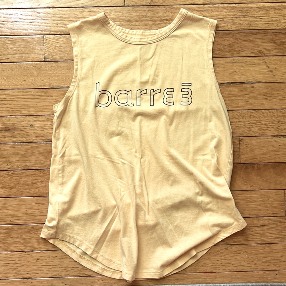 Barre3 Tank-Canary Yellow-like new